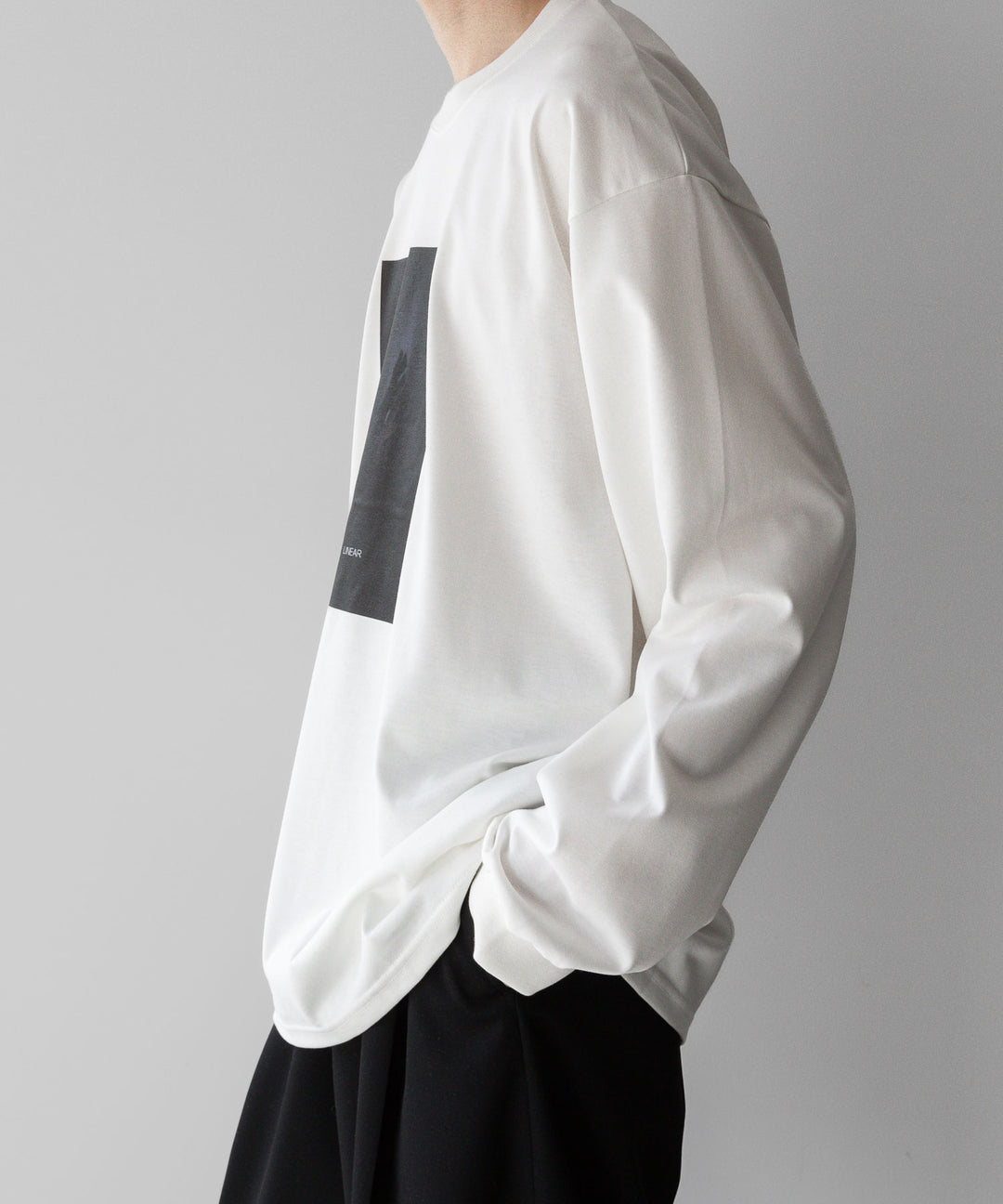 【stein】ssstein シュタインのOVERSIZED LONG SLEEVE TEE [ LINEAR ] - WHITE 公式通販サイトsession福岡セレクトショップ