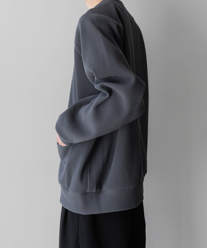 【stein】GRADATION PLEATS CARDIGAN - N.GREY シュタイン 23ss sessionセッション福岡セレクトショップ 公式通販サイト