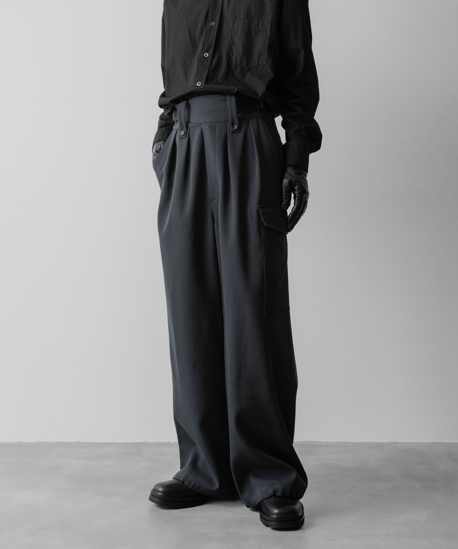 SUBLATIONS / サブレーションズ】HEAVY WOOL GABARDINE GURKHA CARGO SUBLATIONS / サブレーションズ】HEAVY WOOL GABARDINE GURKHA CARGO