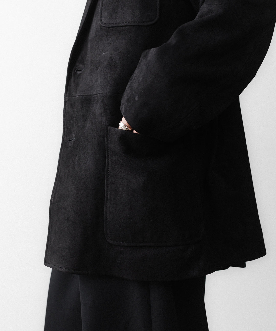 ssstein(シュタイン)のGOAT SUEDE BLAZER - BLACKの公式通販サイトsession福岡セレクトショップ
