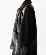 画像をギャラリービューアに読み込む, SUBLATIONS-サブレーションズのRUSTY SATIN SPORTS JACKETのBLACK公式通販サイトsession福岡セレクトショップ
