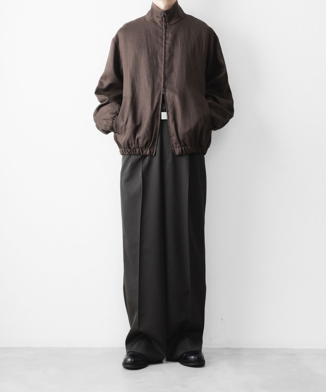 ssstein(シュタイン)のEASY LONG WIDE TROUSERS - GREY KHAKIの公式通販サイトsession福岡セレクトショップ