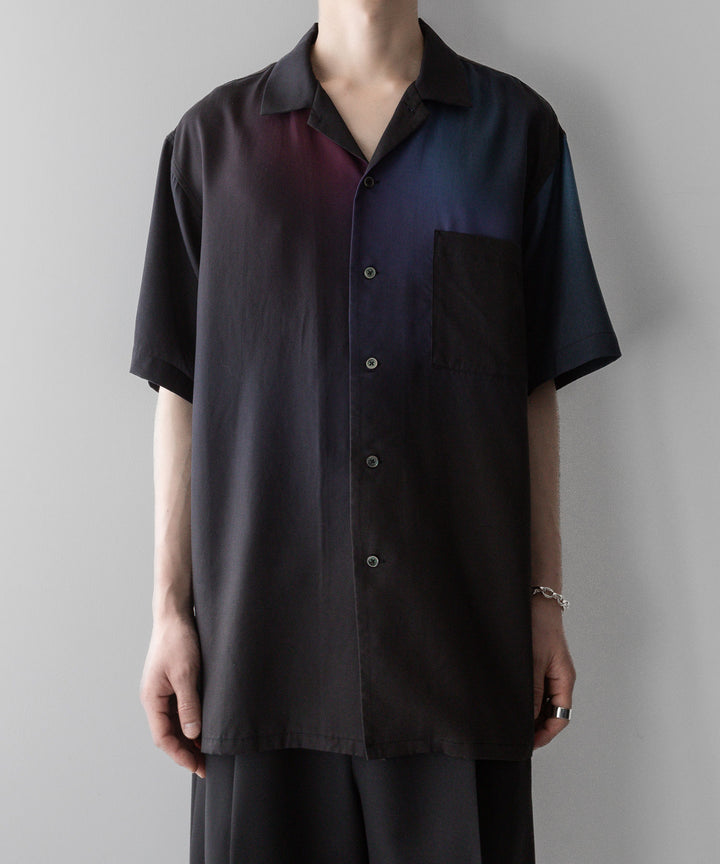 ssstein stein(シュタイン)の24SSコレクションOVERSIZED TENCEL OPEN COLLAR SS SHIRTのGRADATION公式通販サイトsession福岡セレクトショップ