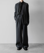 画像をギャラリービューアに読み込む, SUBLATIONS サブレーションズのHEAVY WOOL GABARDINE GURKHA CARGO PANTS - SLATE GREYの公式通販サイトsession福岡セレクトショップ
