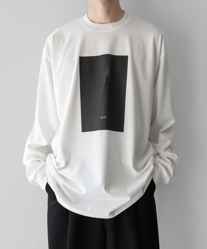 【stein】ssstein シュタインのOVERSIZED LONG SLEEVE TEE [ LINEAR ] - WHITE 公式通販サイトsession福岡セレクトショップ