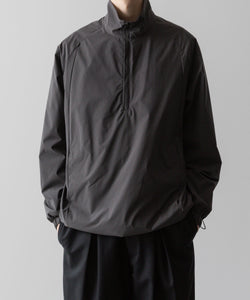 ssstein(シュタイン)の24AWコレクション WINDBREAKER NYLON HALF ZIP PULLOVER - CHARCOAL 公式通販サイトsession福岡セレクトショップ