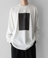 【stein】OVERSIZED LONG SLEEVE TEE [ LINEAR ] - WHITE