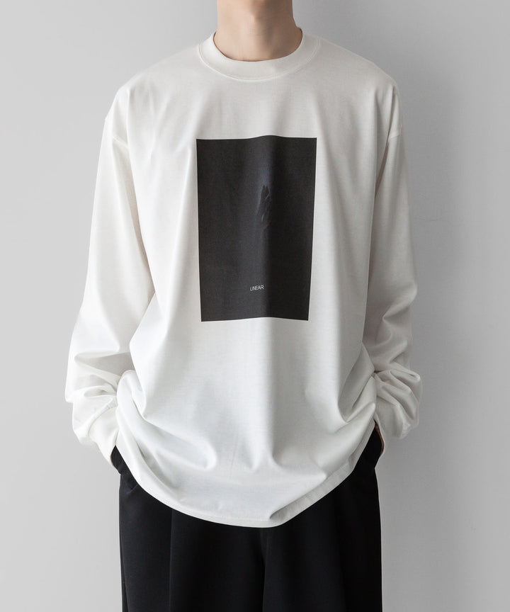 【stein】ssstein シュタインのOVERSIZED LONG SLEEVE TEE [ LINEAR ] - WHITE 公式通販サイトsession福岡セレクトショップ