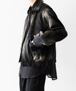 画像をギャラリービューアに読み込む, SUBLATIONS-サブレーションズのRUSTY SATIN SPORTS JACKETのBLACK公式通販サイトsession福岡セレクトショップ
