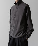 画像をギャラリービューアに読み込む, ssstein(シュタイン)の24AWコレクション WINDBREAKER NYLON HALF ZIP PULLOVER - CHARCOAL 公式通販サイトsession福岡セレクトショップ
