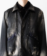 画像をギャラリービューアに読み込む, SUBLATIONS-サブレーションズのRUSTY SATIN SPORTS JACKETのBLACK公式通販サイトsession福岡セレクトショップ
