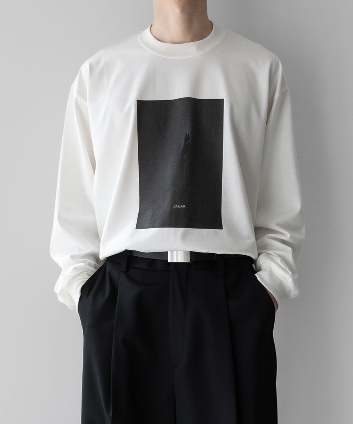 【stein】ssstein シュタインのOVERSIZED LONG SLEEVE TEE [ LINEAR ] - WHITE 公式通販サイトsession福岡セレクトショップ