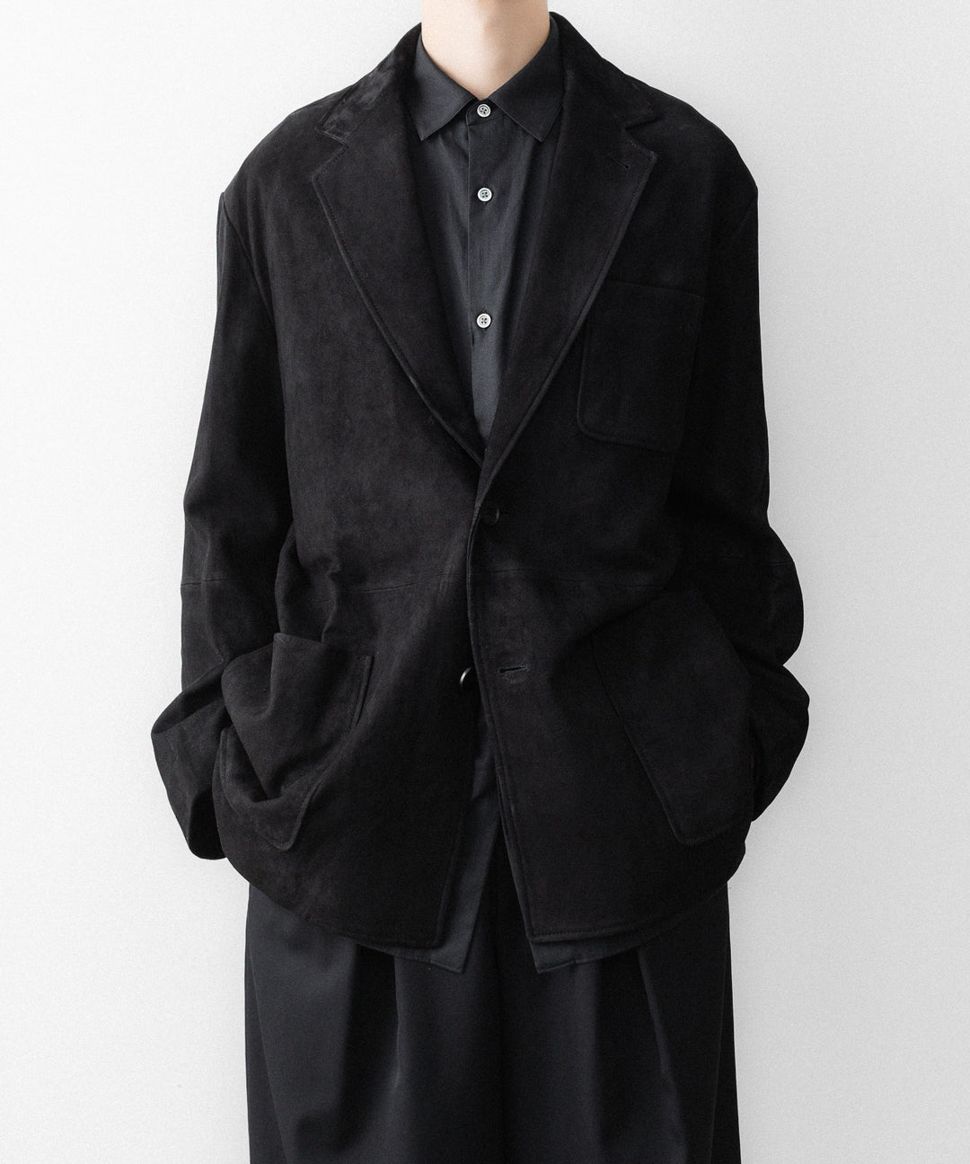 ssstein(シュタイン)のGOAT SUEDE BLAZER - BLACKの公式通販サイトsession福岡セレクトショップ