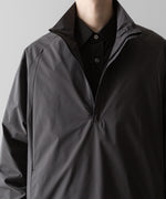 画像をギャラリービューアに読み込む, ssstein(シュタイン)の24AWコレクション WINDBREAKER NYLON HALF ZIP PULLOVER - CHARCOAL 公式通販サイトsession福岡セレクトショップ
