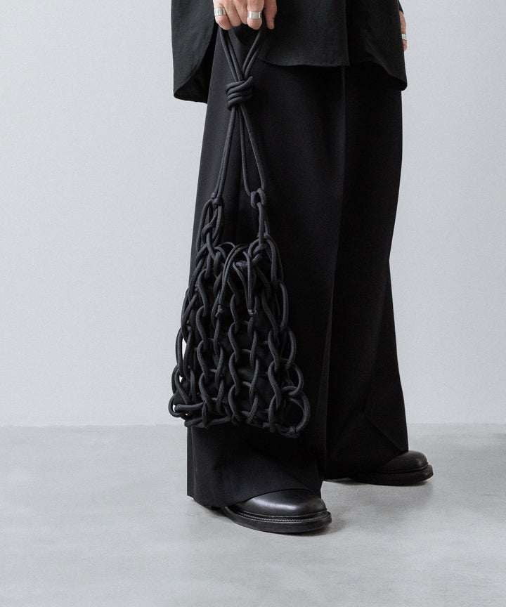 ssstein(シュタイン)のPARA CORD HAND KNIT BAG - BLACKの公式通販サイトsession福岡セレクトショップ