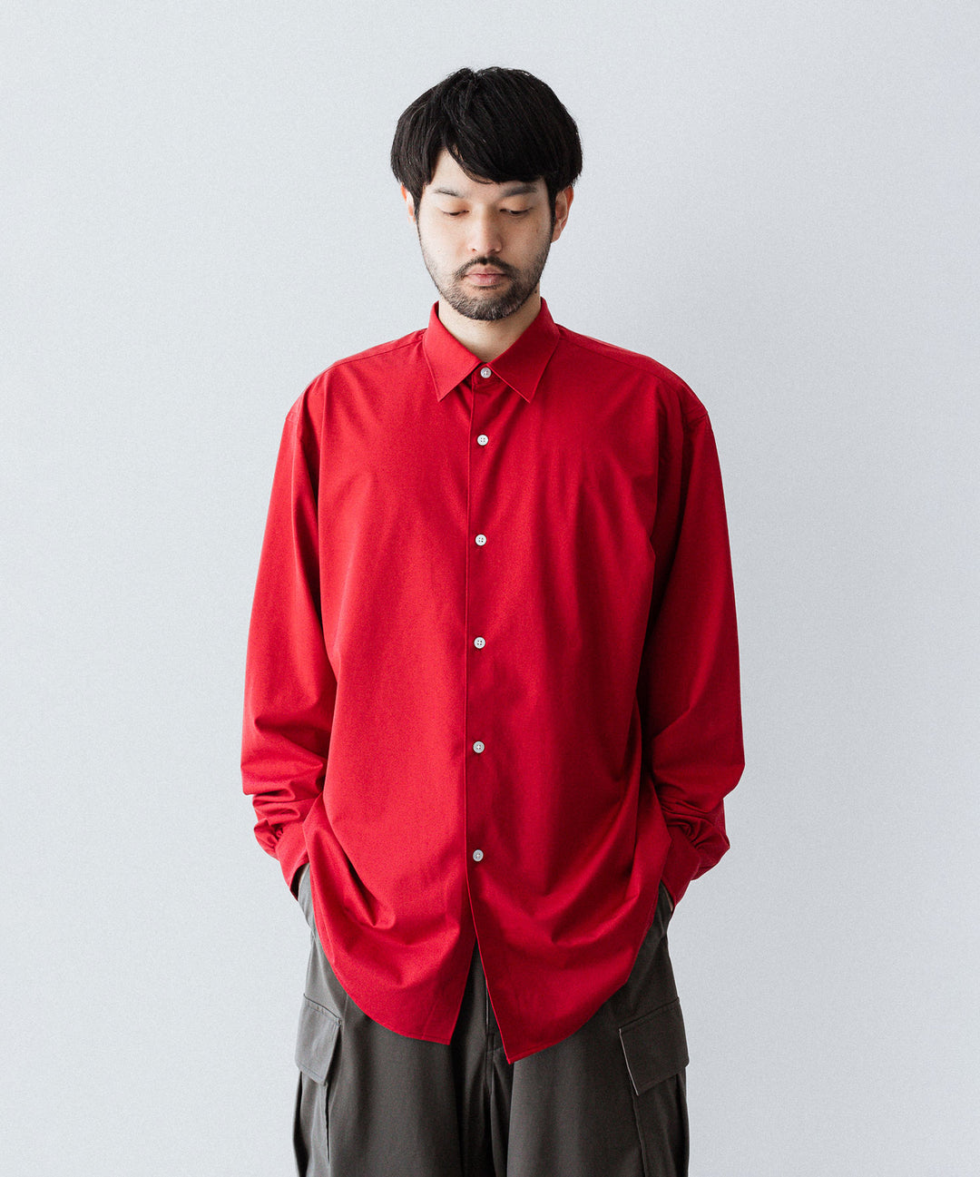 KANEMASA PHIL.-カネマサフィル46G MODEST SHIRTのRED公式通販サイトsession福岡セレクトショップ