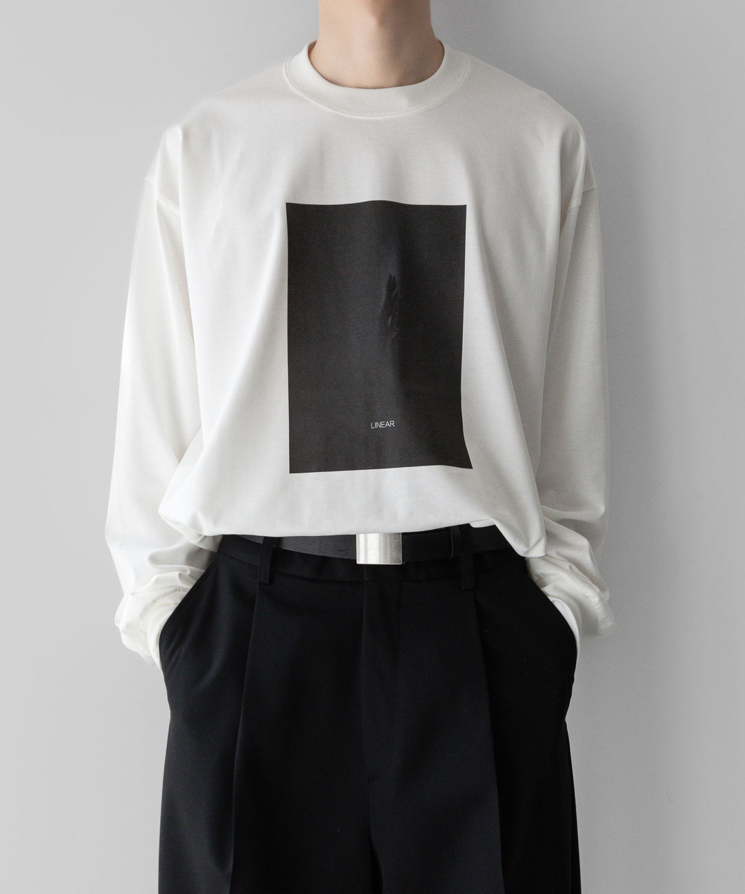 【stein】ssstein シュタインのOVERSIZED LONG SLEEVE TEE [ LINEAR ] - WHITE 公式通販サイトsession福岡セレクトショップ