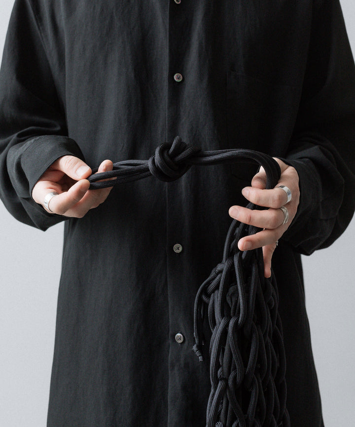 ssstein(シュタイン)のPARA CORD HAND KNIT BAG - BLACKの公式通販サイトsession福岡セレクトショップ