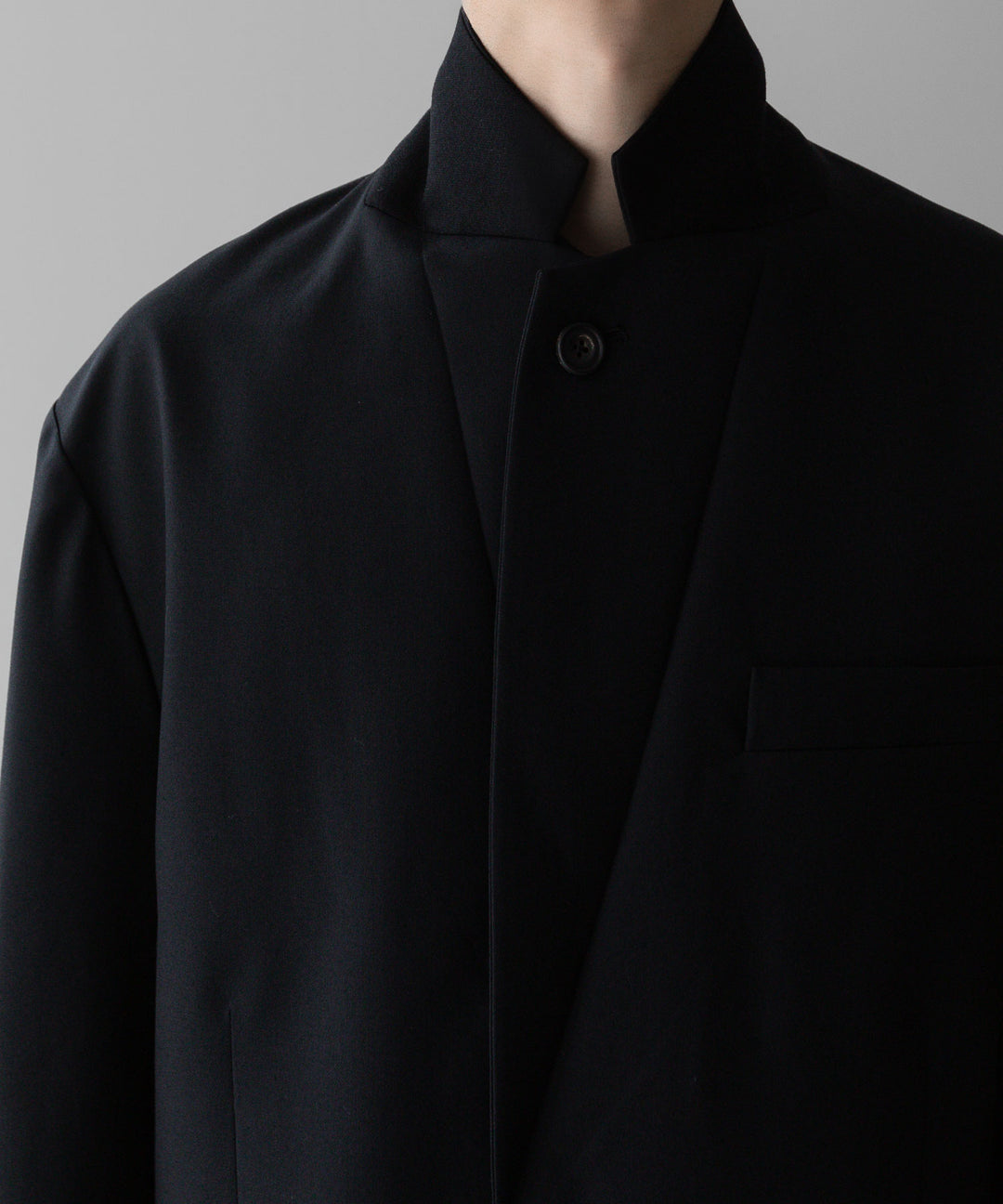 stein(シュタイン)の24SSコレクションOVERSIZED SINGLE BREASTED JACKETのBLACK