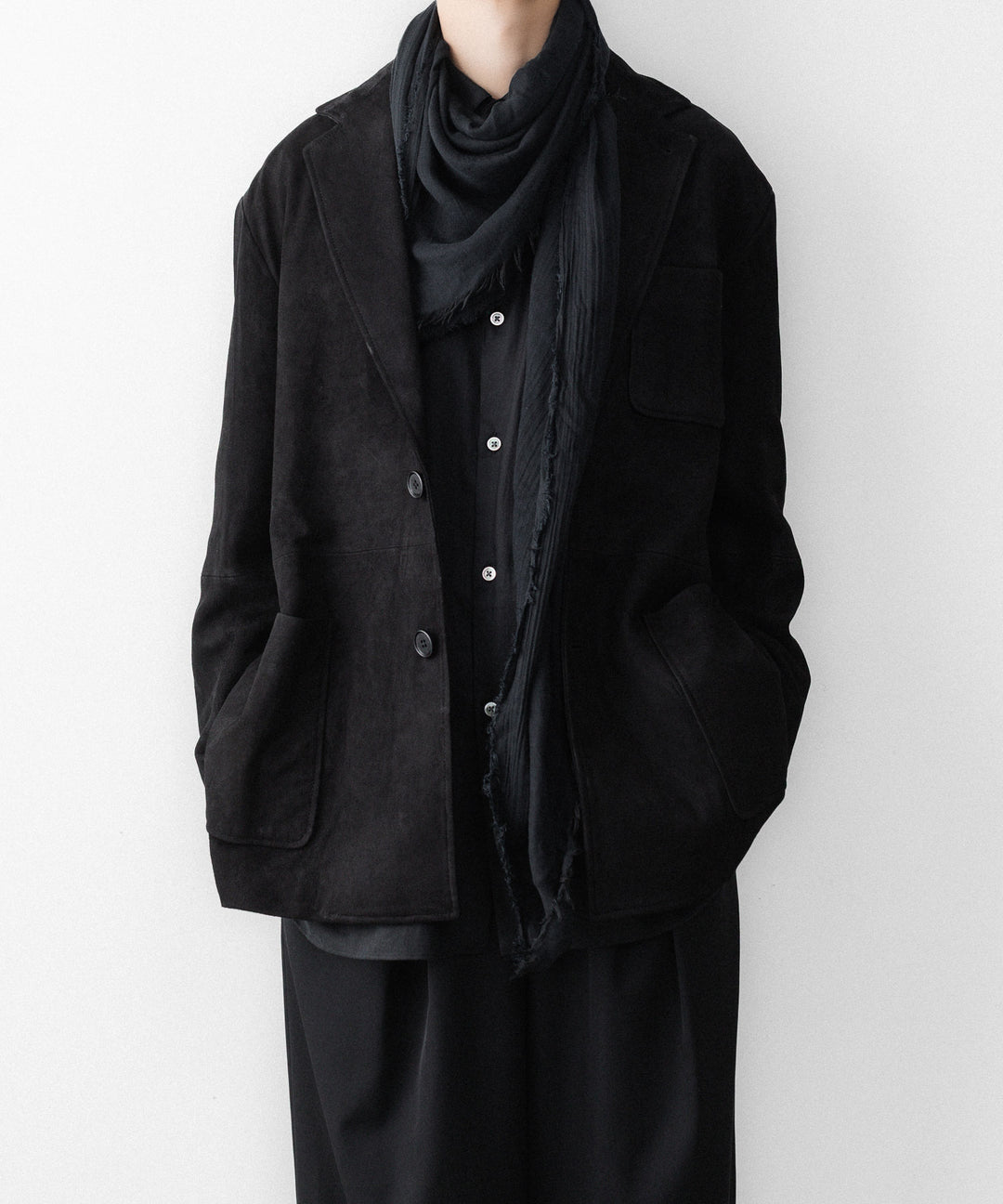 ssstein(シュタイン)のGOAT SUEDE BLAZER - BLACKの公式通販サイトsession福岡セレクトショップ