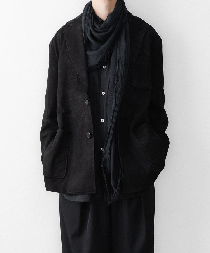ssstein(シュタイン)のGOAT SUEDE BLAZER - BLACKの公式通販サイトsession福岡セレクトショップ