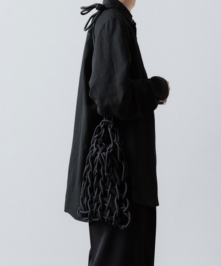 ssstein(シュタイン)のPARA CORD HAND KNIT BAG - BLACKの公式通販サイトsession福岡セレクトショップ