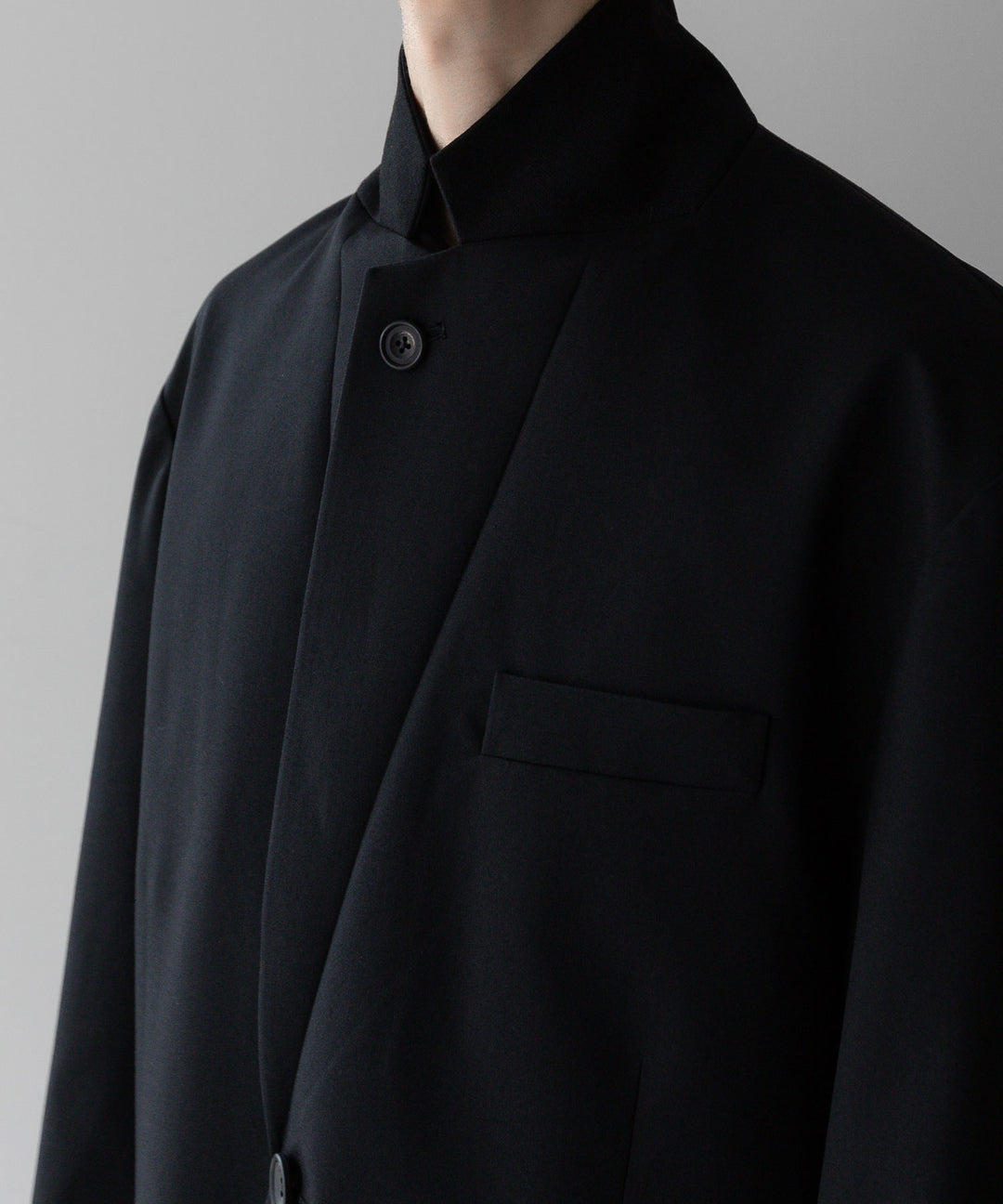 stein(シュタイン)の24SSコレクションOVERSIZED SINGLE BREASTED JACKETのBLACK