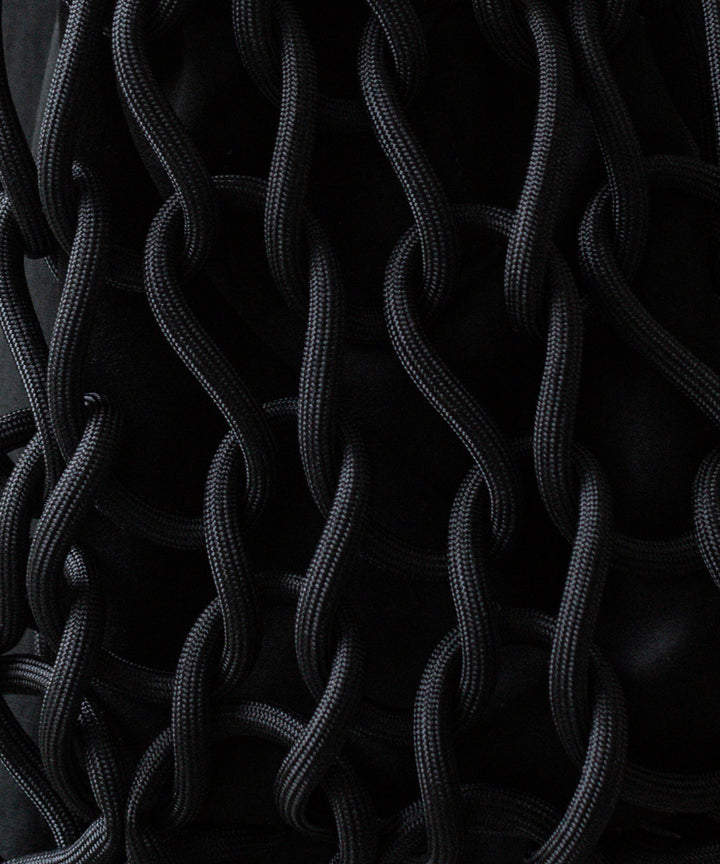 ssstein(シュタイン)のPARA CORD HAND KNIT BAG - BLACKの公式通販サイトsession福岡セレクトショップ