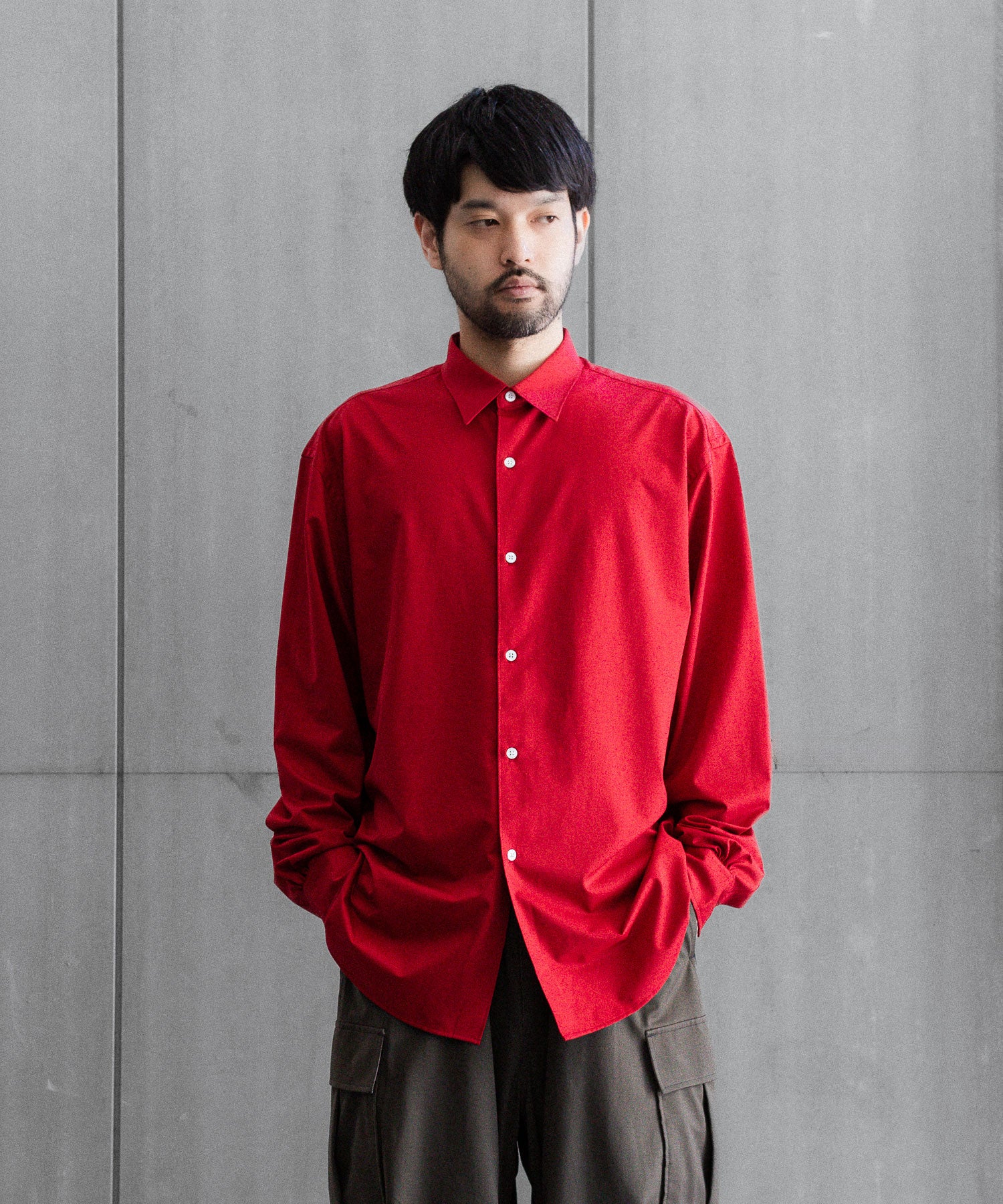 KANEMASA PHIL.】46G MODEST SHIRT - RED | 公式通販サイト session
