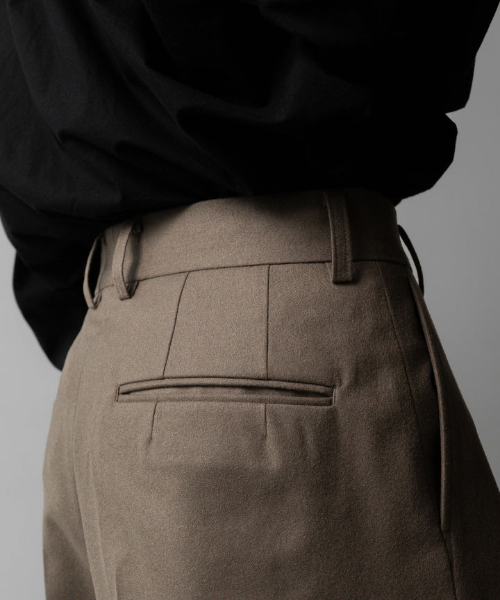 ssstein(シュタイン)の24AWコレクション EXTRA WIDE TROUSERS - DARK BEIGE 公式通販サイトsession福岡セレクトショップ