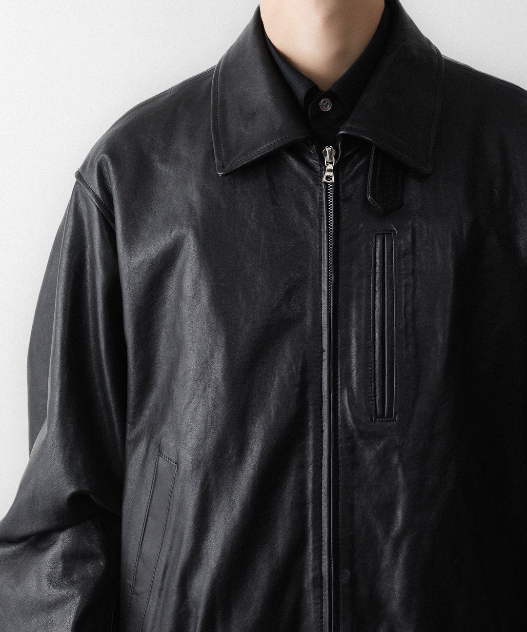 ssstein(シュタイン)のCALF ZIP SHORT JACKET - BLACKの公式通販サイトsession福岡セレクトショップ