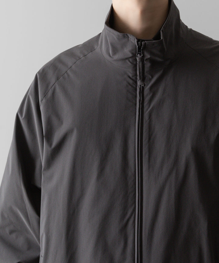 ssstein(シュタイン)の24AWコレクション WINDBREAKER STAND COLLAR JACKET - CHARCOAL 公式通販サイトsession福岡セレクトショップ