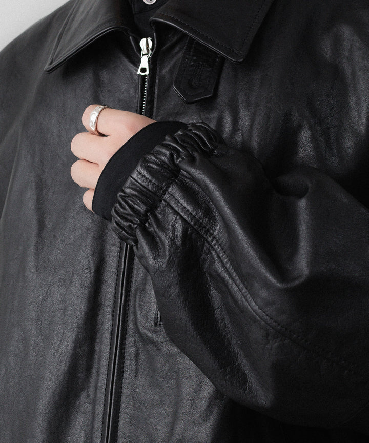 ssstein(シュタイン)のCALF ZIP SHORT JACKET - BLACKの公式通販サイトsession福岡セレクトショップ