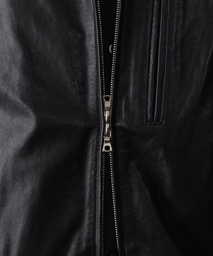 ssstein(シュタイン)のCALF ZIP SHORT JACKET - BLACKの公式通販サイトsession福岡セレクトショップ