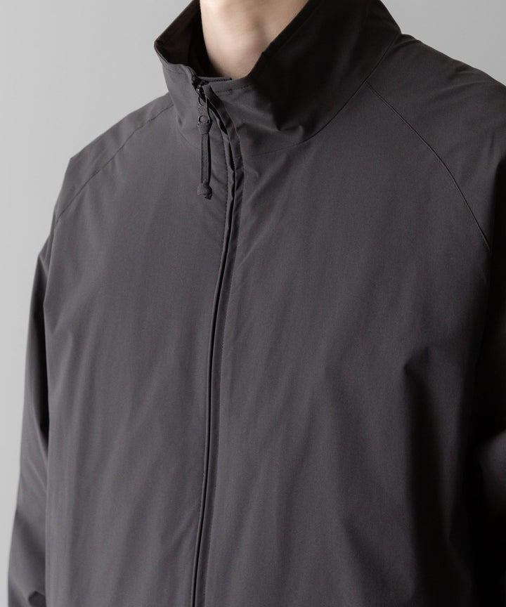 ssstein(シュタイン)の24AWコレクション WINDBREAKER STAND COLLAR JACKET - CHARCOAL 公式通販サイトsession福岡セレクトショップ