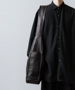 画像をギャラリービューアに読み込む, ssstein(シュタイン)のGOAT LEATHER SHOULDER BAG - BLACKの公式通販サイトsession福岡セレクトショップ
