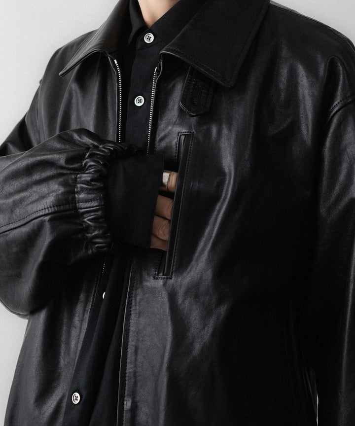 ssstein(シュタイン)のCALF ZIP SHORT JACKET - BLACKの公式通販サイトsession福岡セレクトショップ