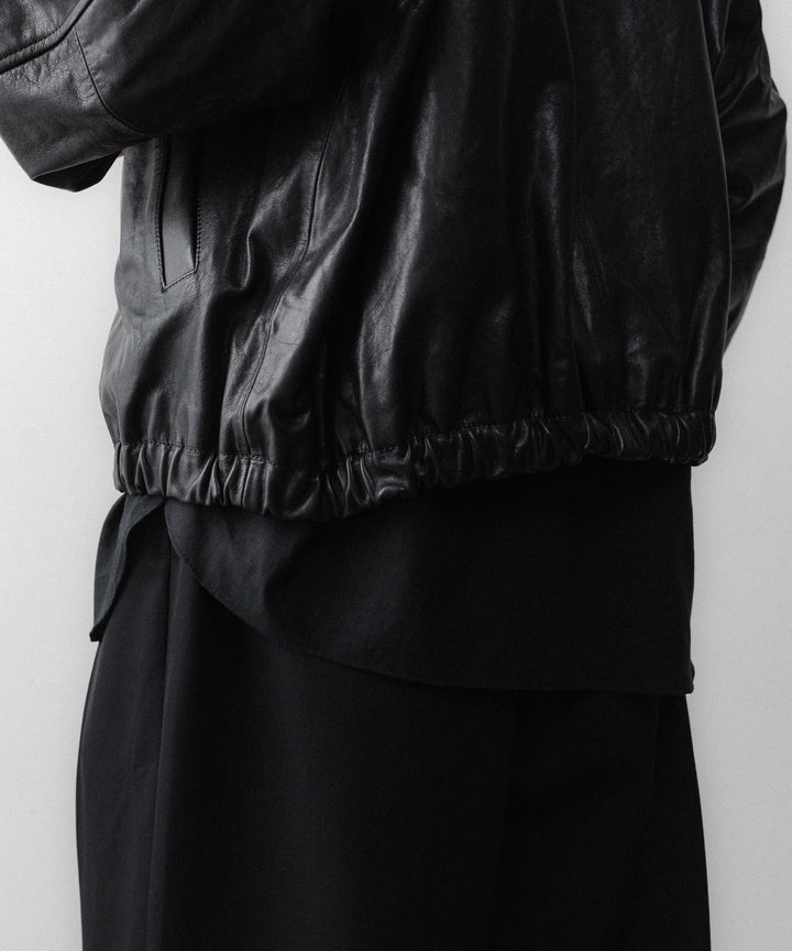 ssstein(シュタイン)のCALF ZIP SHORT JACKET - BLACKの公式通販サイトsession福岡セレクトショップ