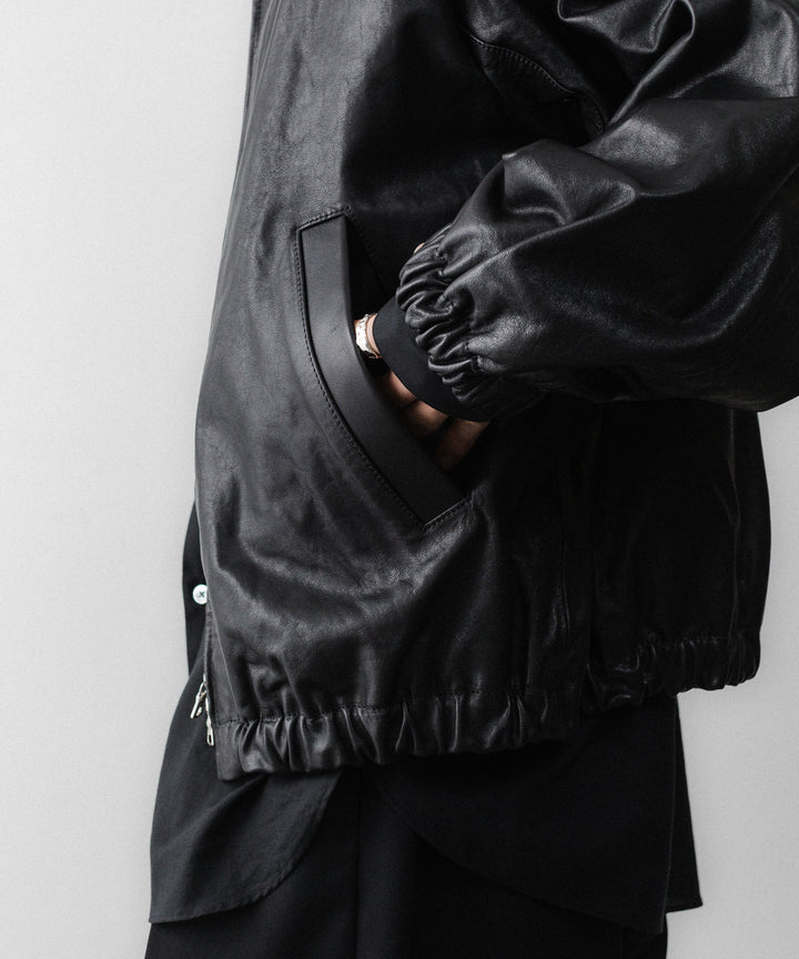 ssstein(シュタイン)のCALF ZIP SHORT JACKET - BLACKの公式通販サイトsession福岡セレクトショップ