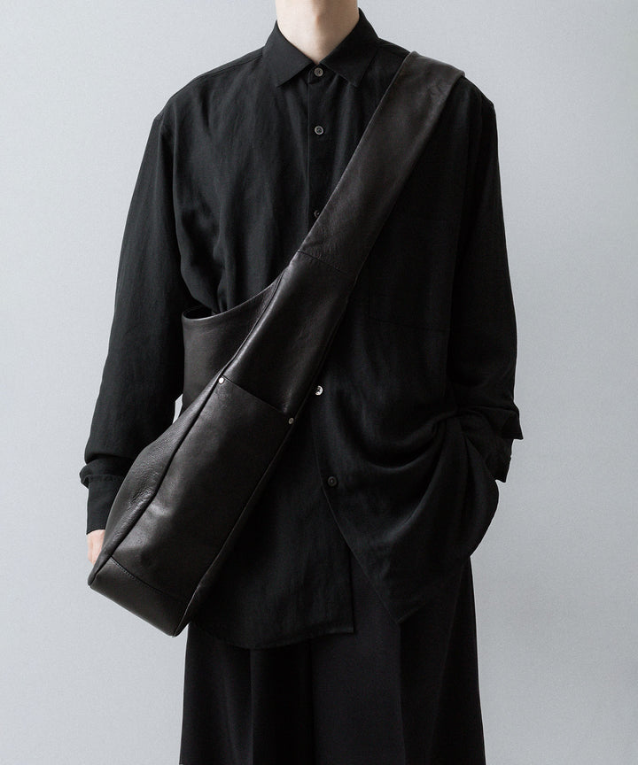 ssstein(シュタイン)のGOAT LEATHER SHOULDER BAG - BLACKの公式通販サイトsession福岡セレクトショップ