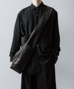 ssstein / シュタイン】GOAT LEATHER SHOULDER BAG - BLACK | 公式通販