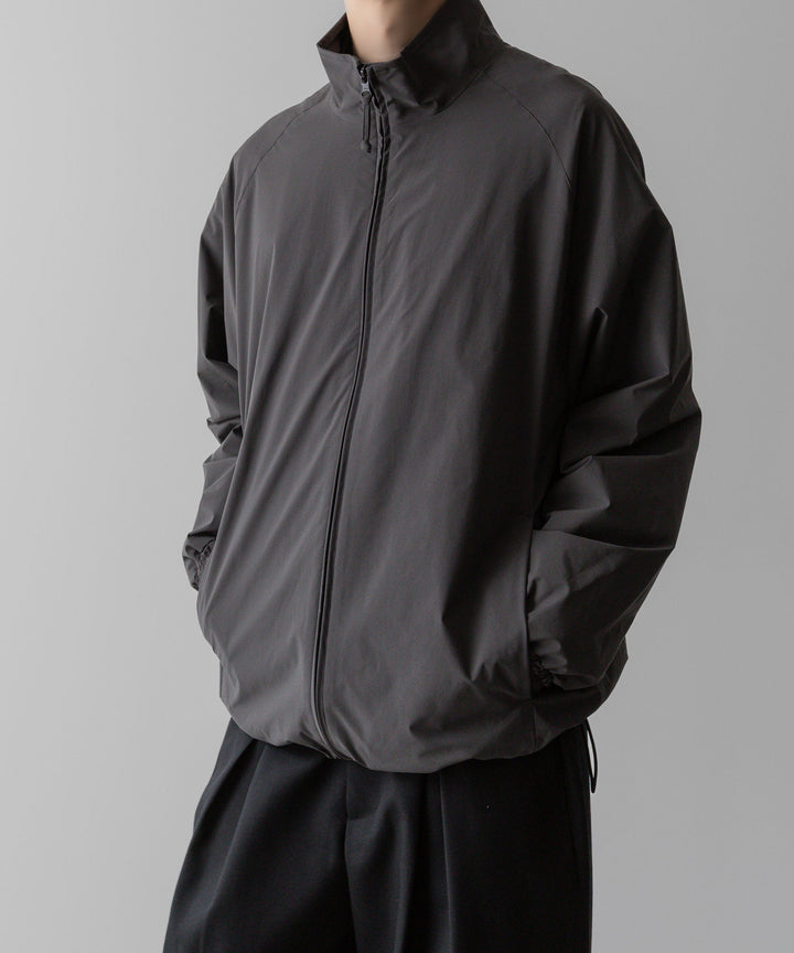 ssstein(シュタイン)の24AWコレクション WINDBREAKER STAND COLLAR JACKET - CHARCOAL 公式通販サイトsession福岡セレクトショップ