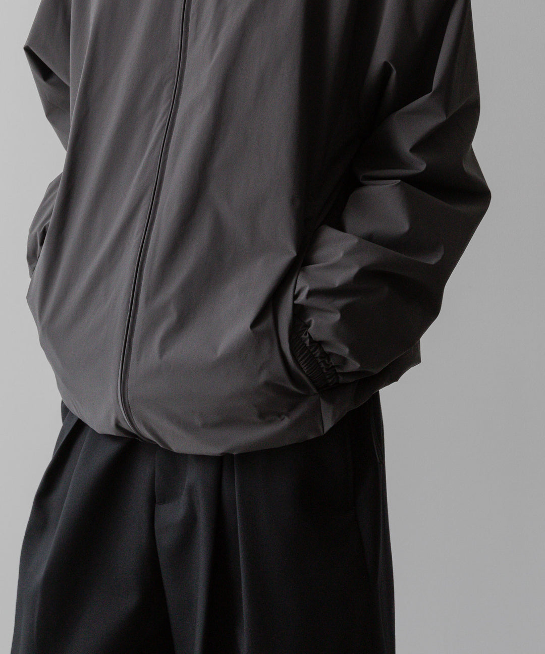 ssstein(シュタイン)の24AWコレクション WINDBREAKER STAND COLLAR JACKET - CHARCOAL 公式通販サイトsession福岡セレクトショップ
