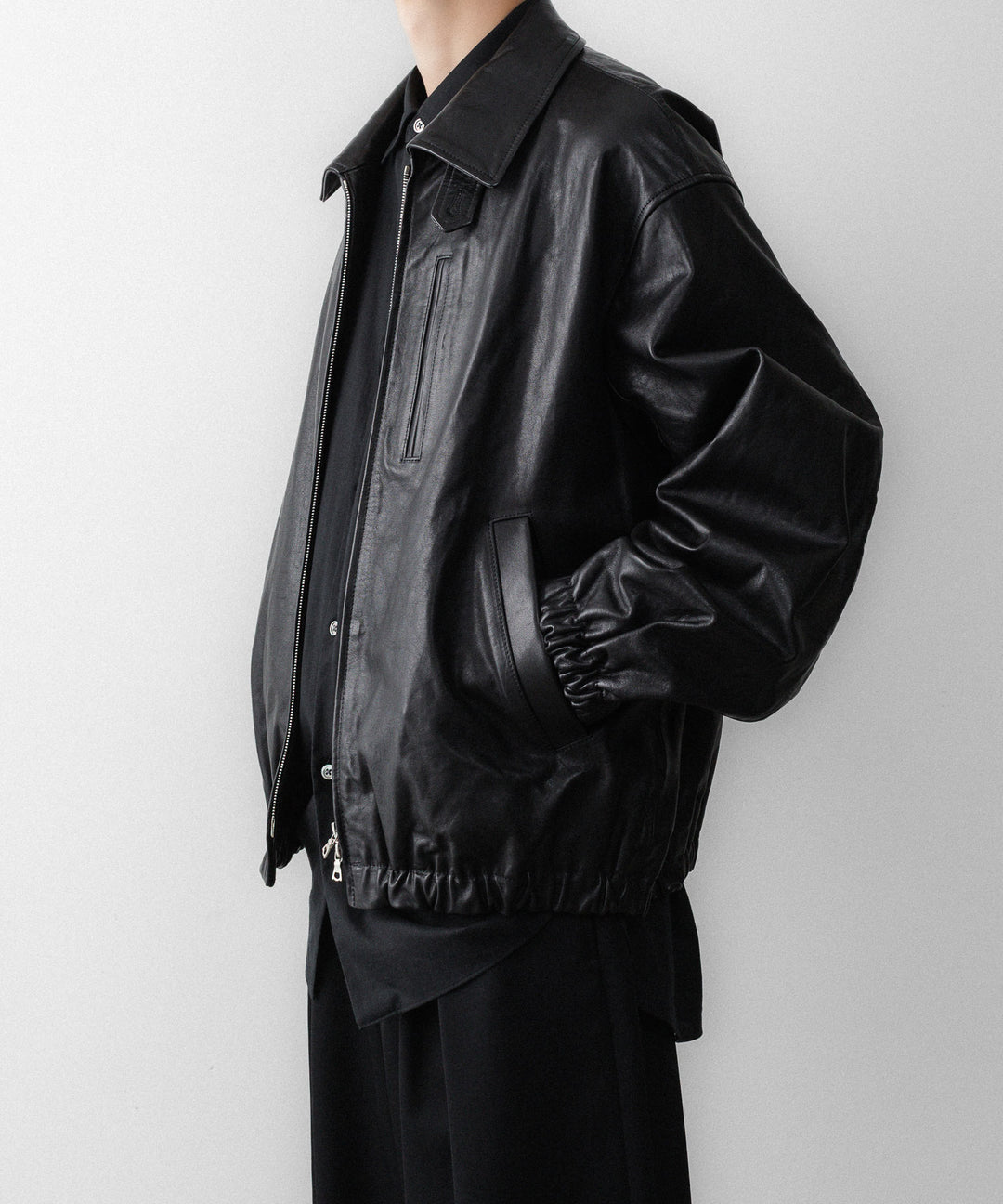 ssstein(シュタイン)のCALF ZIP SHORT JACKET - BLACKの公式通販サイトsession福岡セレクトショップ