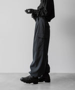 画像をギャラリービューアに読み込む, SUBLATIONS サブレーションズのHEAVY WOOL GABARDINE GURKHA CARGO PANTS - SLATE GREYの公式通販サイトsession福岡セレクトショップ
