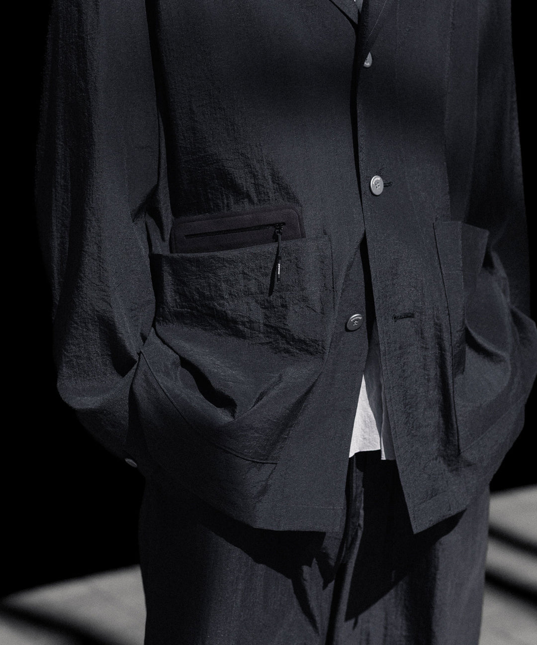 paratrait-パラトレイトのBARK SKIN JACKETのCHARCOAL公式通販サイトsession福岡セレクトショップ