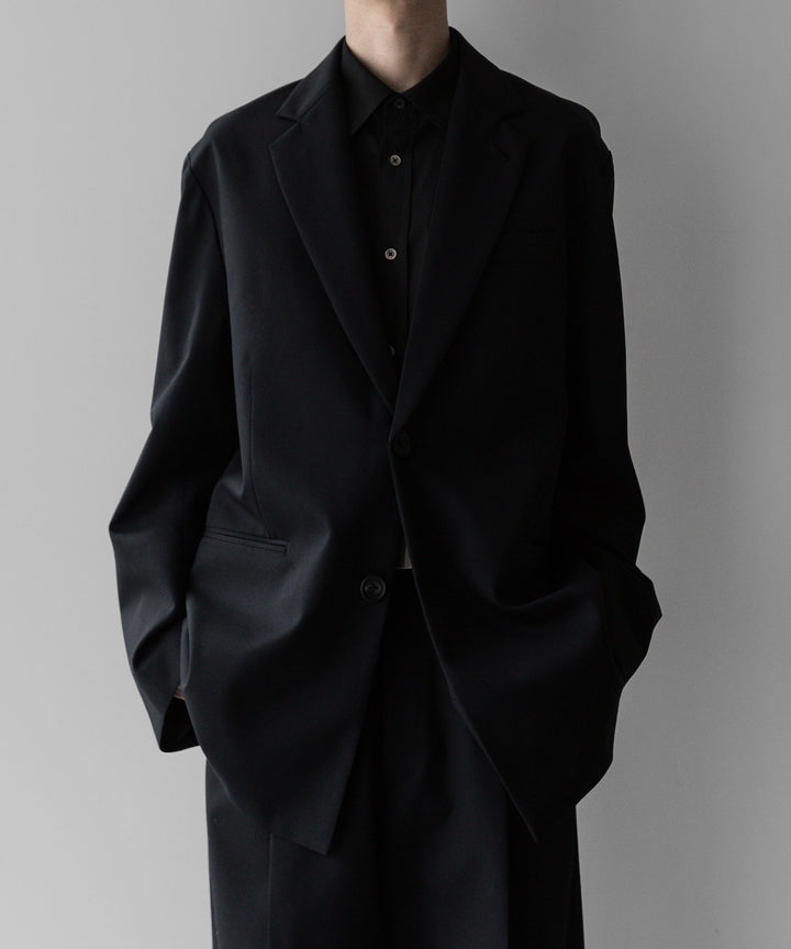 stein(シュタイン)の24SSコレクションOVERSIZED SINGLE BREASTED JACKETのBLACK