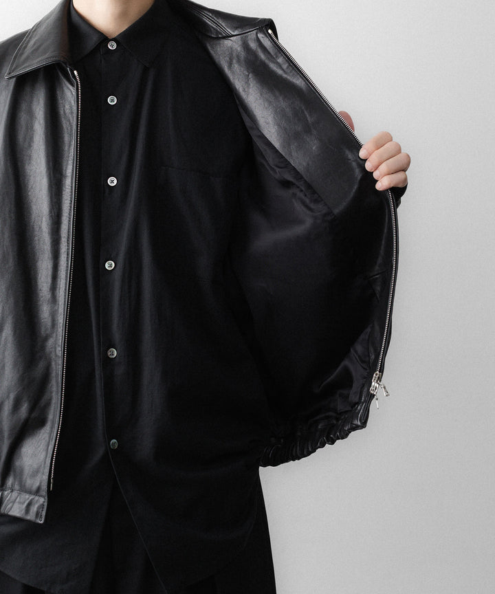 ssstein(シュタイン)のCALF ZIP SHORT JACKET - BLACKの公式通販サイトsession福岡セレクトショップ