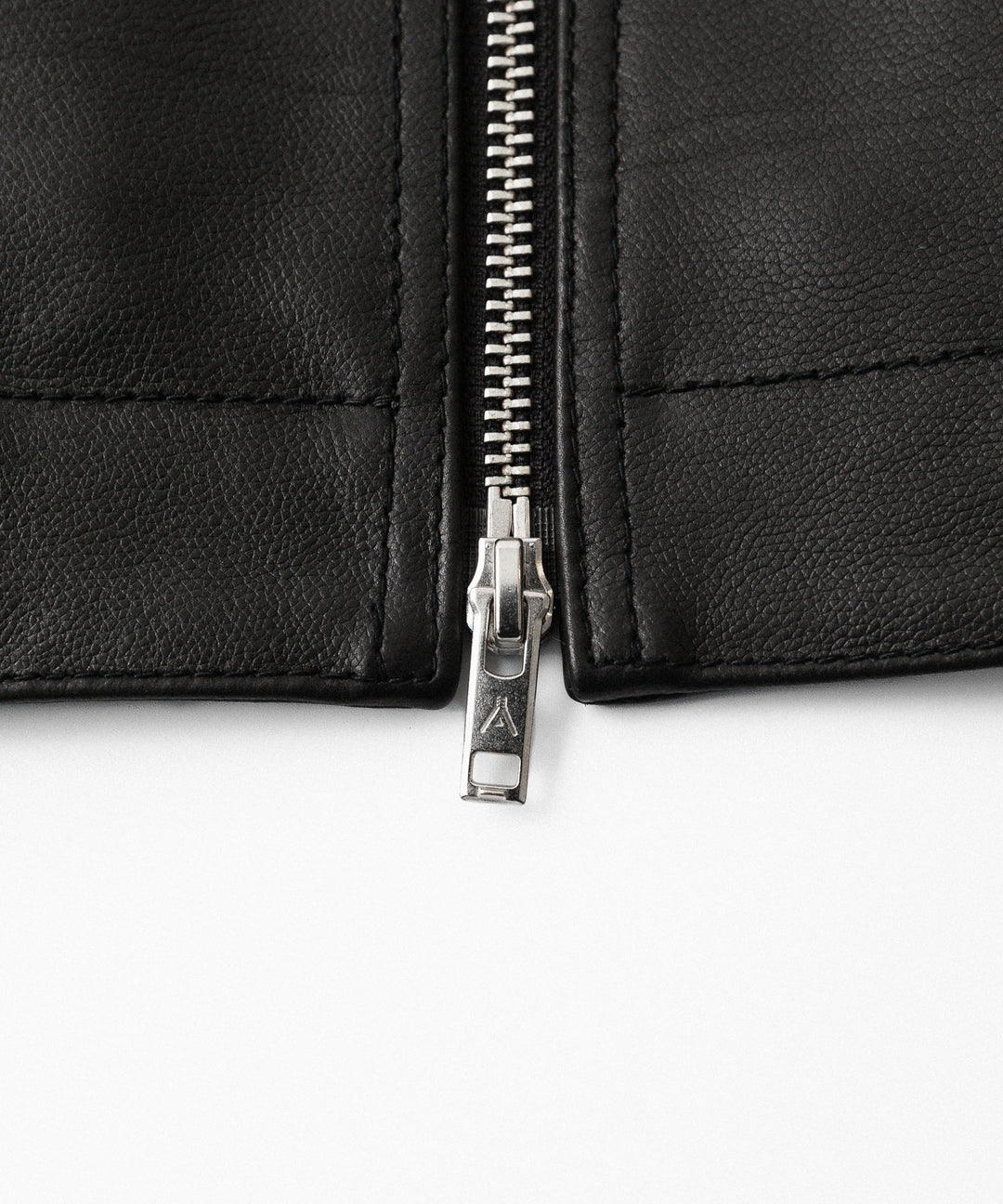 【ANTHEM A】BUFFALO CARF MINIMAL RIDING JACKET - BLACK