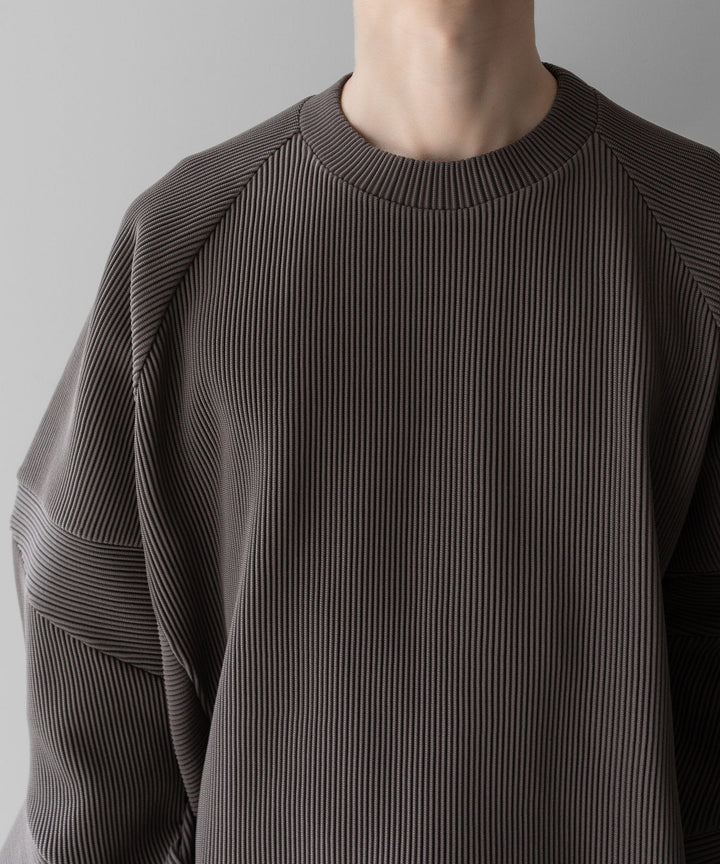 【stein】ssstein シュタインのGRADATION PLEATS COMBINATION SLEEVES LS - D.GREIGE 公式通販サイトsession福岡セレクトショップ